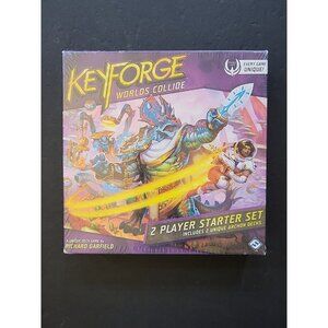 Keyforge World's Collide 2 Player Starter Set, Battle Card Game Brand New Sealed